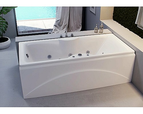 Акриловая ванна Aquatek Феникс 190х90 FEN190-0000079 без гидромассажа без панелей с каркасом (разборный) со слив-переливом