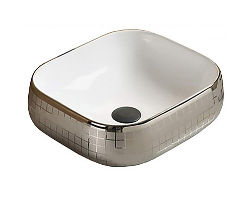 Раковина CeramaLux 45 78321 Серебро