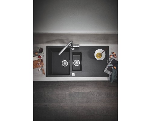 Кухонная мойка Grohe K500 100 Черный гранит