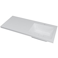 Раковина Madera Kamilla 110 R 4627173210034 с местом под стиральную машину Белая