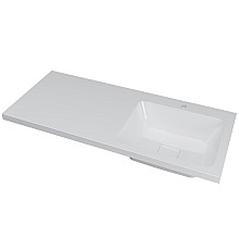 Раковина Madera Kamilla 110 R 4627173210034 с местом под стиральную машину Белая