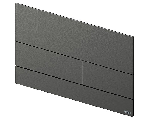Клавиша смыва Tece Square II 9240846 (9240836) для унитаза PVD Brushed Black Chrome
