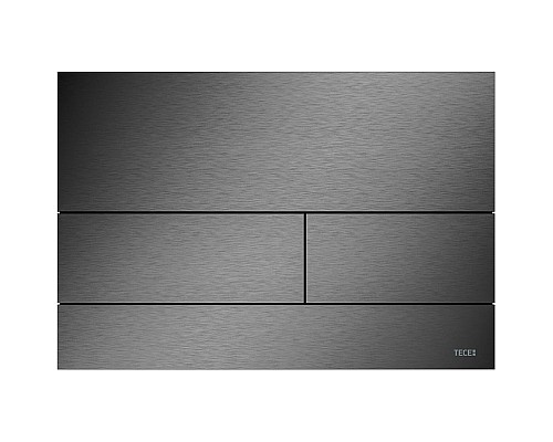 Клавиша смыва Tece Square II 9240846 (9240836) для унитаза PVD Brushed Black Chrome