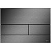 Клавиша смыва Tece Square II 9240846 (9240836) для унитаза PVD Brushed Black Chrome