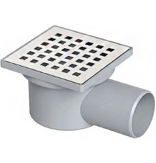 Душевой трап Berges Trend 100x100 с решеткой Хром