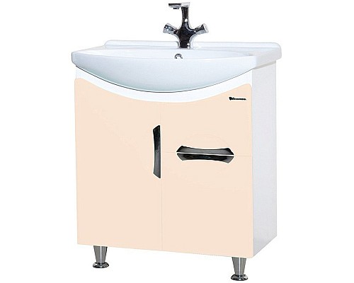 Тумба под раковину Bellezza Лагуна 65 4632110090075 1 ящик Бежевая