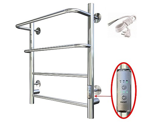 Электрический полотенцесушитель Тругор ПЭК 19 СП 60x40 Хром