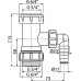 Переходник для сифона Alcaplast со штуцером 5/4