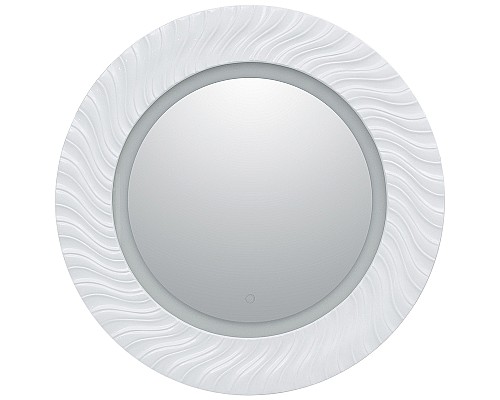 Зеркало Aquanet Милан 80 241821 с подсветкой Белый глянец