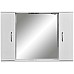 Зеркало со шкафом Stella Polar Концепт 100 SP-00000135 с подсветкой Белое