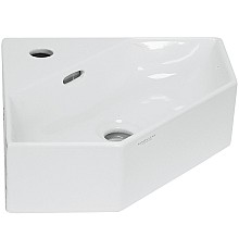 Раковина-чаша Sanita Luxe Line 49 WB.CR/Line/35-C/WHT.G/S1 угловая Белая