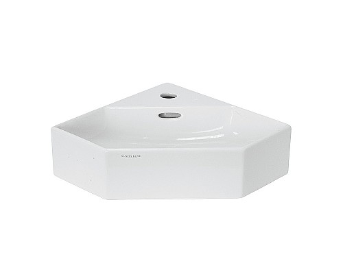 Раковина-чаша Sanita Luxe Line 49 WB.CR/Line/35-C/WHT.G/S1 угловая Белая