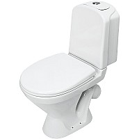 Унитаз-компакт Sanita Luxe Classic DM WC.CC/Classic/2-DM/WHT.G/S1 с бачком и сиденьем Микролифт