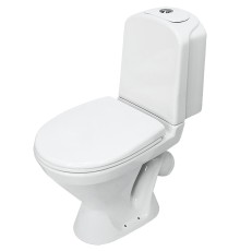 Унитаз-компакт Sanita Luxe Classic DM WC.CC/Classic/2-DM/WHT.G/S1 с бачком и сиденьем Микролифт