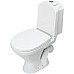 Унитаз-компакт Sanita Luxe Classic DM WC.CC/Classic/2-DM/WHT.G/S1 с бачком и сиденьем Микролифт