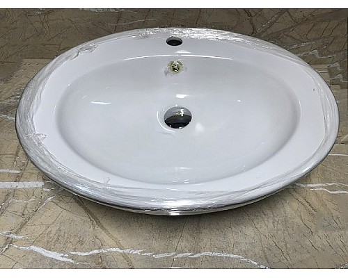 Раковина-чаша CeramaLux Lux Classic 60 3573 Белая Хром