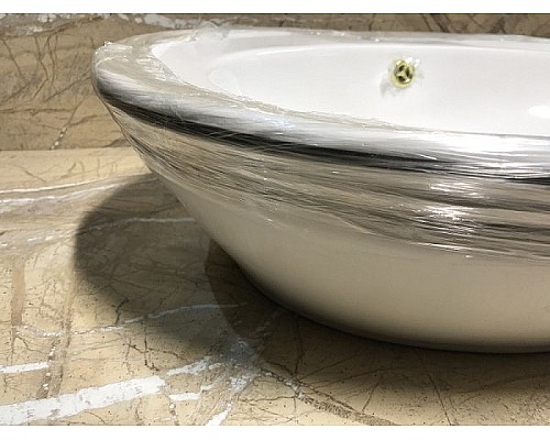 Раковина-чаша CeramaLux Lux Classic 60 3573 Белая Хром