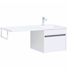 Тумба с раковиной Aquanet Токио 110 R 239209 подвесная Белая
