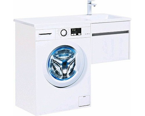 Тумба с раковиной Aquanet Токио 110 R 239209 подвесная Белая