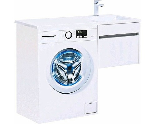 Тумба с раковиной Aquanet Токио 110 R 239209 подвесная Белая