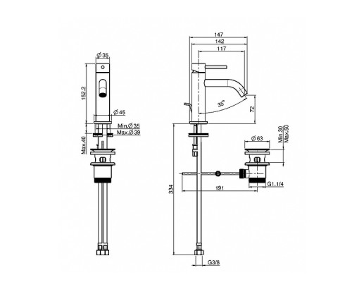 Смеситель для раковины Fima Carlo Frattini Spillo Up F3031XSCR Хром