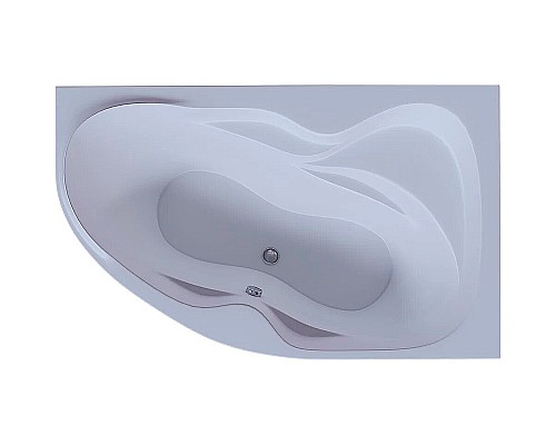 Акриловая ванна Aquatek Вега 170х105 R VEG170-0000083 без гидромассажа с фронтальной панелью с каркасом (разборный) со слив-переливом