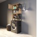 Стеллаж 1MarKa Grunge Loft 66 над стиральной машиной Дуб вотан