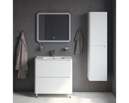 Тумба с раковиной Iddis Edifice 80 EDI80WFi95K Белая