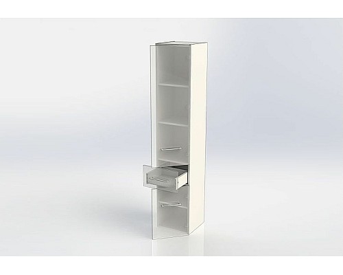 Шкаф пенал Aquanet Порто 35 R 195732 подвесной Белый