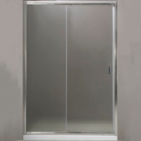 Душевая дверь BelBagno Uno 155 профиль Хром стекло рифленое
