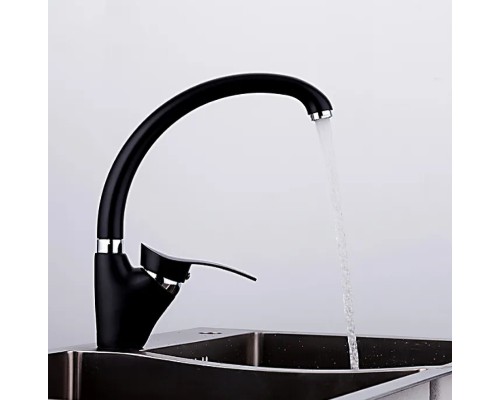 Смеситель для кухни Frap F4101-11 Черный матовый