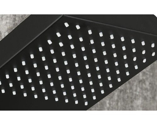 Душевая панель Frap F24005-6 с гидромассажем Черная матовая