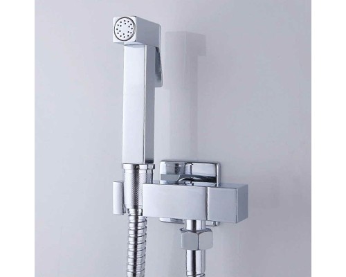 Гигиенический душ с запорным вентилем Frap F7502 Хром