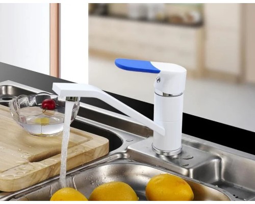 Смеситель для кухни Frap H34 F4534 Белый Хром