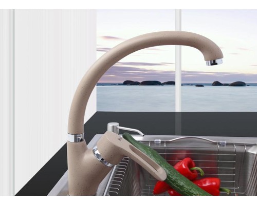 Смеситель для кухни Frap F4166-9 Песочный