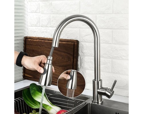 Смеситель для кухни Frap H899 F60899-1 Сатин