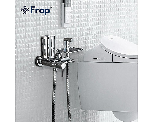 Гигиенический душ со смесителем Frap F7513 Хром
