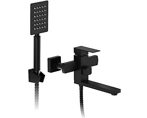 Смеситель для ванны Frap H802-6 F32802-6 универсальный Черный матовый