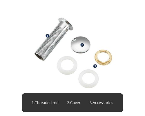 Донный клапан Frap F69 click-clack Хром