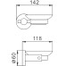 Мыльница Frap F302 Черная матовая