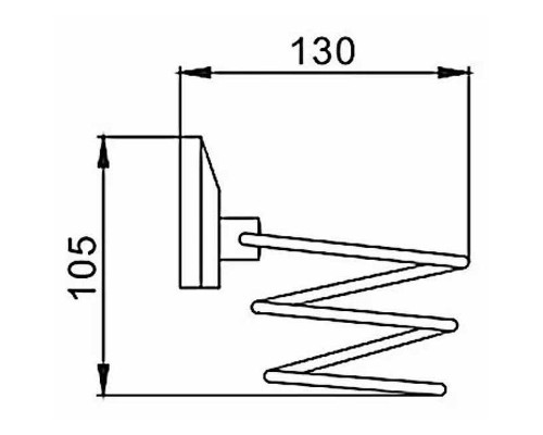 Держатель для фена Frap F16 F1628 Хром