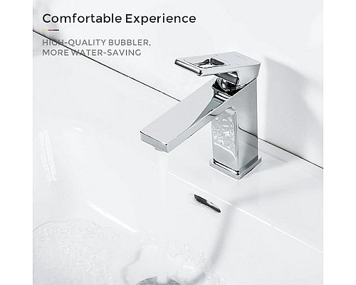 Смеситель для раковины Gappo G18 G1018-1 Хром