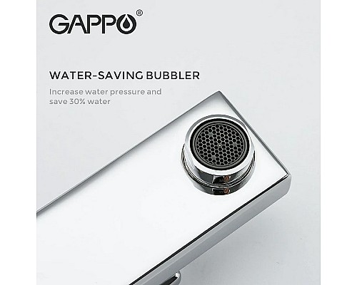 Смеситель для раковины Gappo G18 G1018-1 Хром