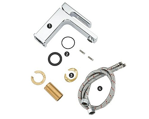 Смеситель для раковины Gappo G18 G1018-1 Хром