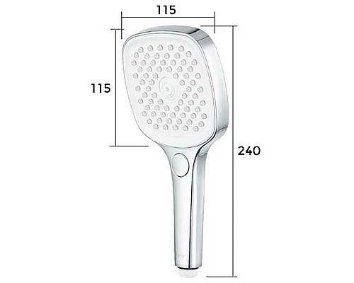 Ручной душ Gappo G001 Хром