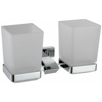 Стакан для зубных щеток Gappo G0708 двойной Хром