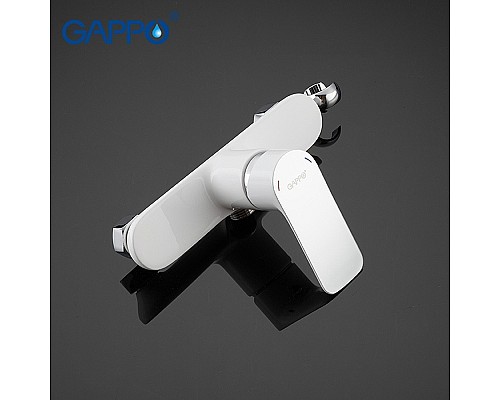 Гигиенический душ со смесителем Gappo G48 G2048-8 Белый Хром