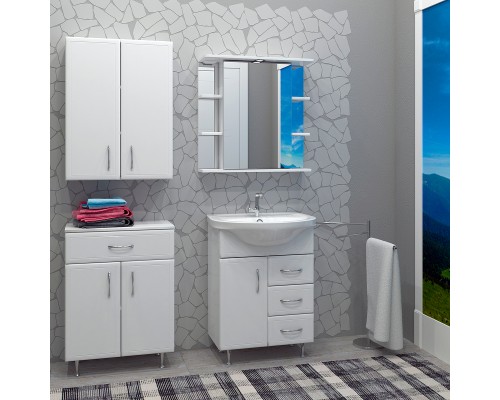 Тумба под раковину Stella Polar Концепт 65 SP-00000755 Белая