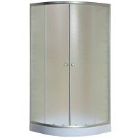 Душевой уголок Niagara Eco 80x80 NG-003-14N профиль Хром матовый стекло матовое