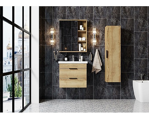 Тумба под раковину Onika Легран 70.13 107048 подвесная Дуб галифакс